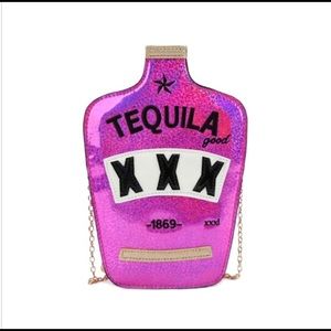 Shiny Tequila crossbody handbag